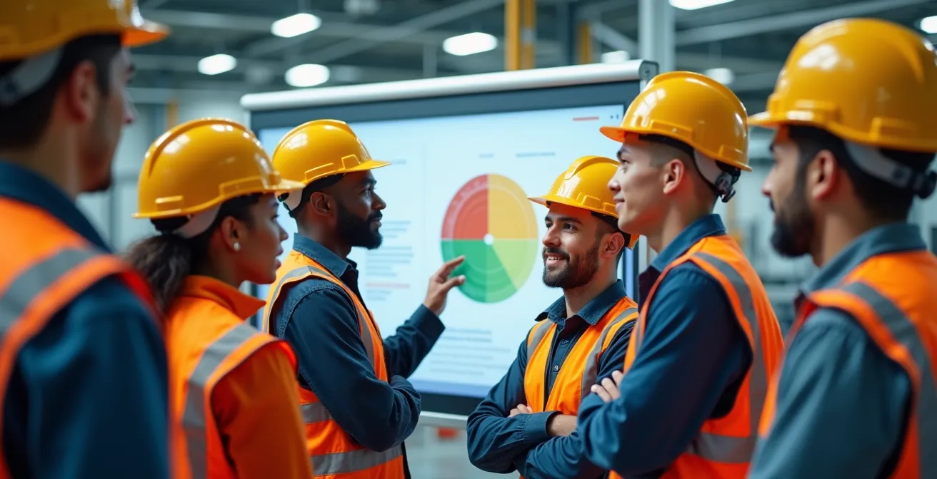 Tableau de bord visuel d'entreprise montrant des indicateurs de performance liés au dollar canadien