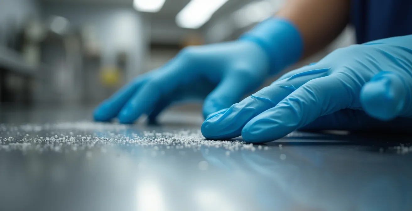 Inspection simulée d'une cuisine de restaurant avec liste de vérification